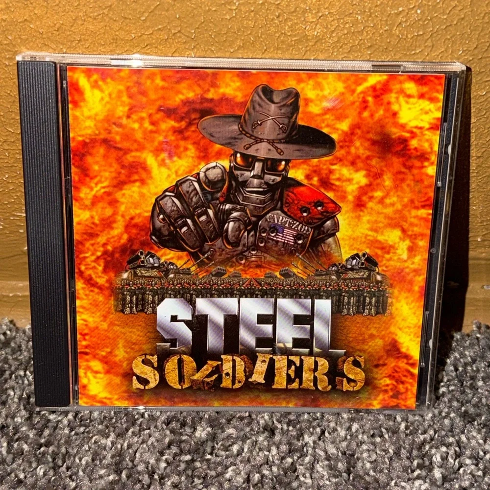 Steel Soldiers PC Video Game Rated T For Teen Vintage Classic Used Pre Owned ESR